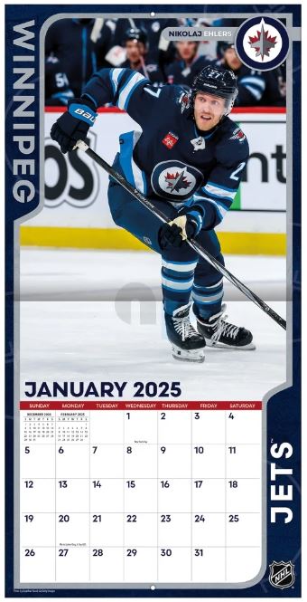 NHL Winnipeg Jets Kalender 2025 (1x Stück)