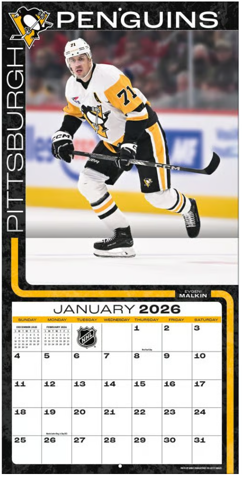 NHL Pittsburgh Penguins Kalender 2026