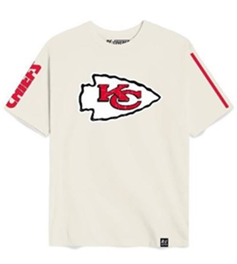 NFL Kansas City Chiefs Slub T-Shirt Ecru - White