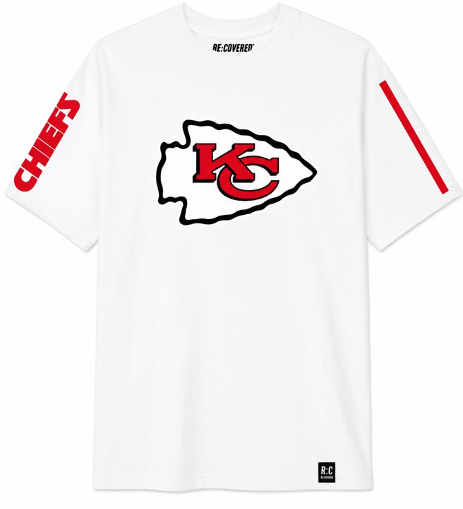 NFL Kansas City Chiefs Slub T-Shirt Ecru - White