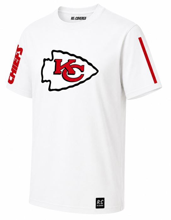 NFL Kansas City Chiefs Slub T-Shirt Ecru - White