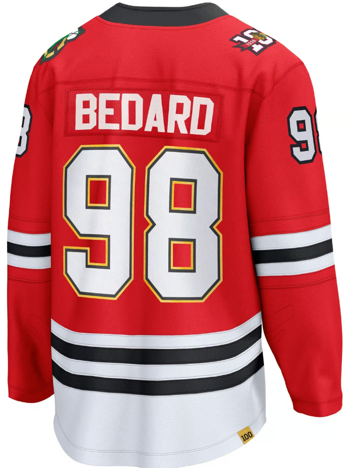 Children's NHL Bedard 98 - Chicago Blackhawks Replica Premier Jersey Home