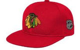 Kinder NHL Chicago Blackhawks Cap Core Flatbrim Snapback Red