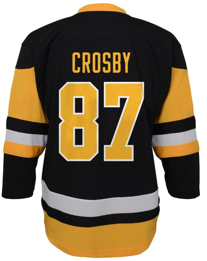 Kinder NHL Crosby 87 - Pittsburgh Penguins Jersey Home - Boy (98-116)