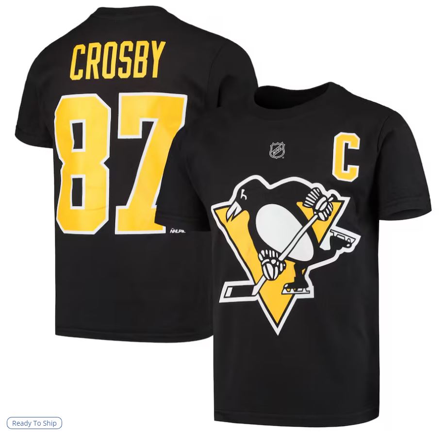 Kinder NHL Crosby 87 - Pittsburgh Penguines - T-Shirt