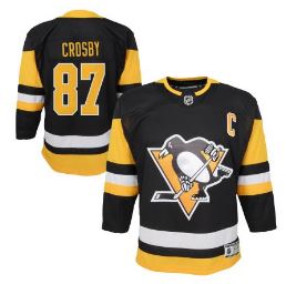 Kinder NHL Crosby 87 - Pittsburgh Penguins Replica Premier Jersey Home