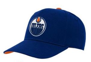 Kinder NHL Edmonton Oilers Cap Precurved Snap (Boy Size)
