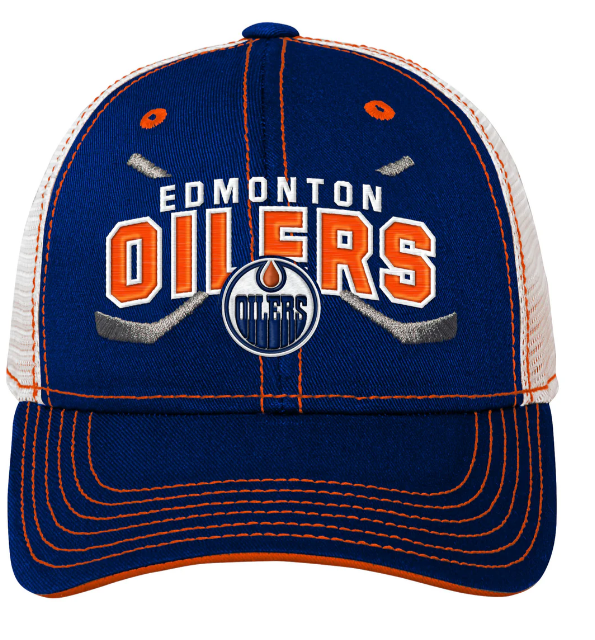 Kinder NHL Edmonton Oilers Cap LockUp Mesh Snapback