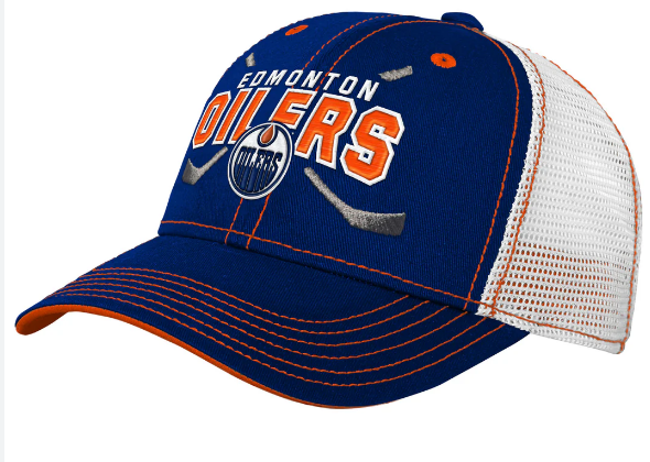 Kinder NHL Edmonton Oilers Cap LockUp Mesh Snapback