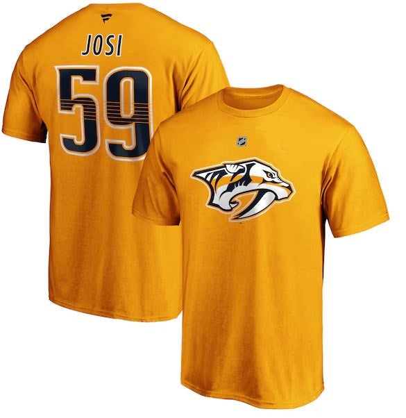 Kinder NHL Josi 59 - Nashville Predators - T-Shirt Yellow/Gold