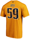 Kinder NHL Josi 59 - Nashville Predators - T-Shirt Yellow