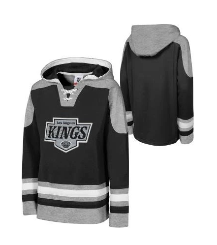 Kinder NHL Los Angeles Kings Vintage Hockey Hood Double Stripes