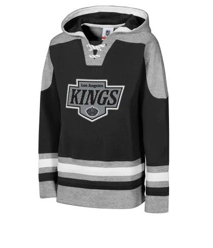 Kinder NHL Los Angeles Kings Vintage Hockey Hood Double Stripes
