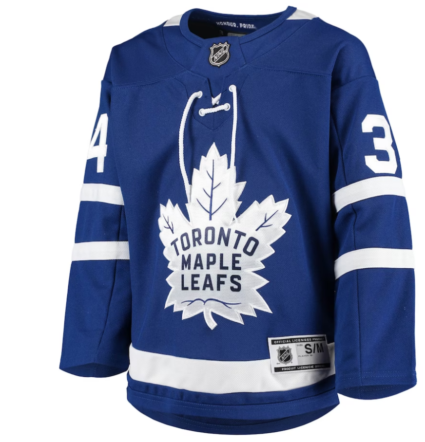 Kinder NHL Matthews 34 - Toronto Maple Leafs Replica Premier Jersey Home