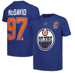 Kinder NHL McDavid 97 - Edmonton Oilers Home - T-Shirt Navy