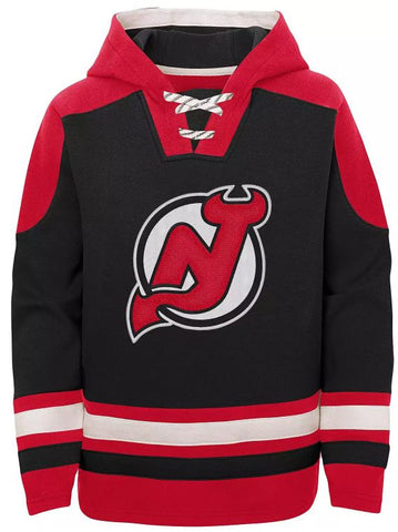 Kinder NHL New Jersey Devils Hockey Hood Double Stripes