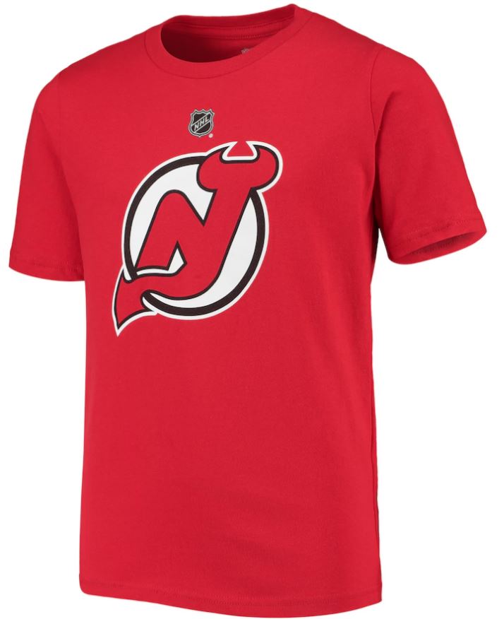 Kinder NHL New Jersey Devils Primary Logo T-Shirt - Red