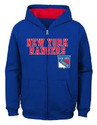 Kinder NHL New York Rangers ZIP Hoodie Blue