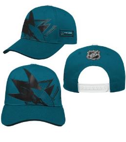 Kinder NHL San Jose Sharks Cap BigFace Snapback