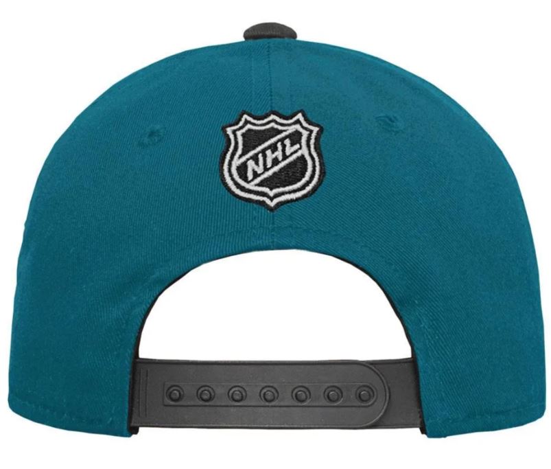 Kinder NHL San Jose Sharks Cap Precurved Snap
