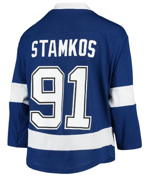 Kinder NHL Stamkos 91 - Tampa Bay Lightning Replica Premier Jersey Home