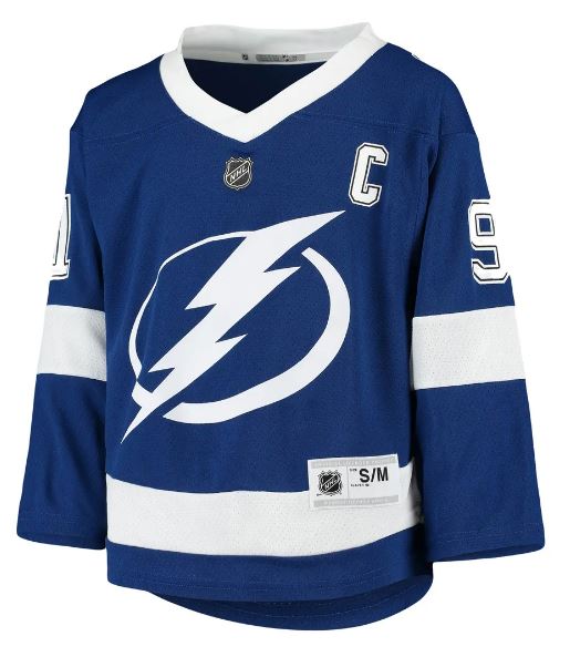 Kinder NHL Stamkos 91 - Tampa Bay Lightning Replica Premier Jersey Home