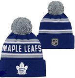 Kinder NHL Toronto Maple Leafs Beanie Jacquard Wordmark PomPom