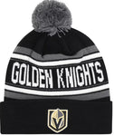 Kinder NHL Vegas Golden Knights Beanie Stretchark PomPom