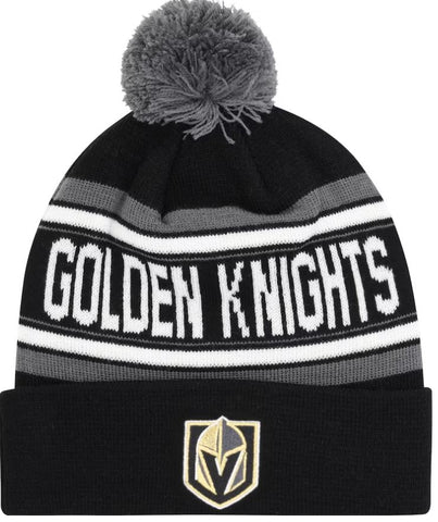 Kinder NHL Vegas Golden Knights Beanie Stretchark PomPom