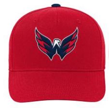 Kinder NHL Washington Capitals Cap Precurved Snap