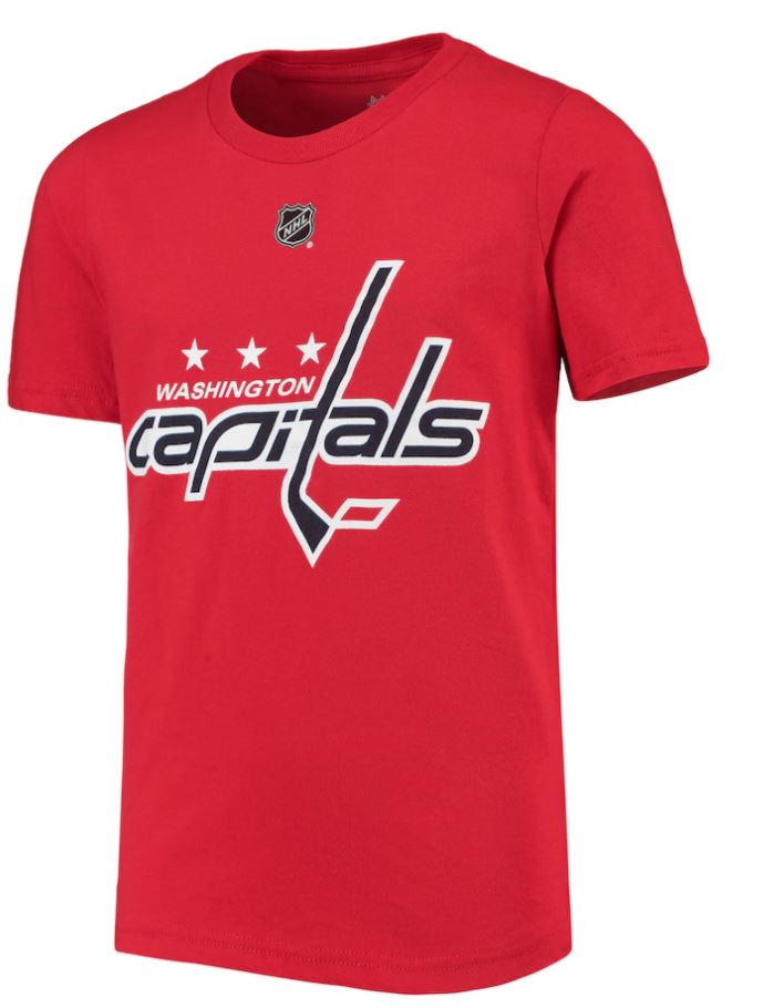 Kinder NHL Washington Capitals Primary Logo T-Shirt Red