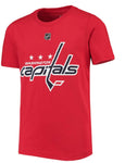 Kinder NHL Washington Capitols Primary Logo T-Shirt Red