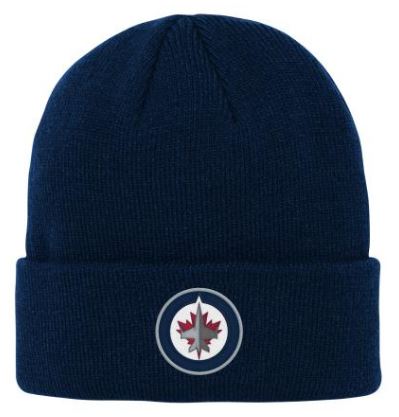Bonnet Jacquard à pompon pour enfant des Jets de Winnipeg de la LNH