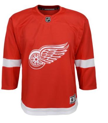 Maillot réplique domicile pour enfant des Blackhawks de Chicago de la LNH, rouge, neutre