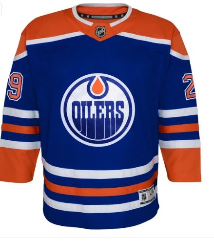 Children's NHL McDavid 97 - Edmonton Oilers Replica Premier Jersey Home