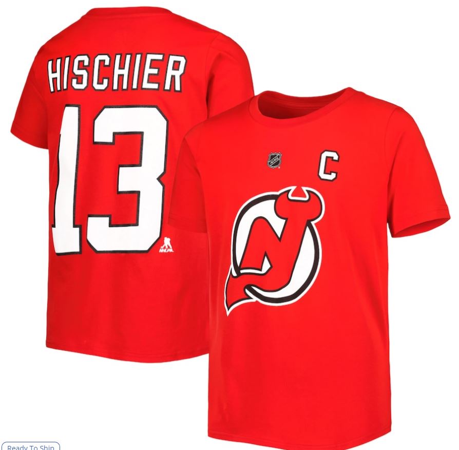 Kinder NHL Hischier 13 - New Jersey Devils - T-Shirt