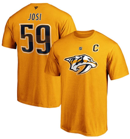 Kinder NHL Josi 59 - Nashville Predators - T-Shirt Yellow