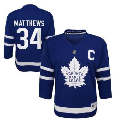 Children's NHL Matthew 34 - Toronto Maple Leafs Jersey Home - Boy (98-116)