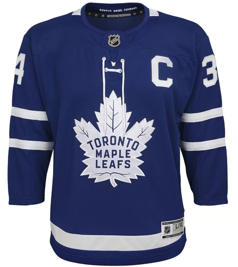 Children's NHL Matthews 34 - Toronto Maple Leafs Replica Premier Jersey Home