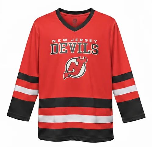 Children's NHL New Jersey Devils Wordmark Fan Jersey Shirt Basic