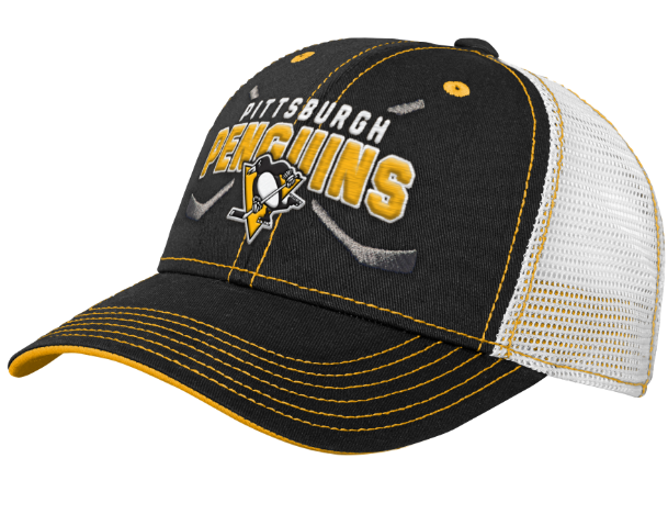 Kinder NHL Pittsburgh Penguins Cap LockUp Mesh Snapback
