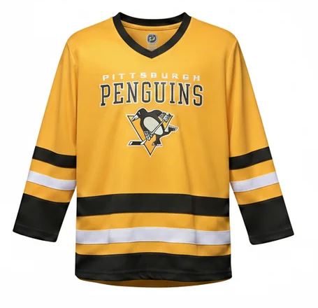 Kinder NHL Pittsburgh Penguins Wordmark Fan Jersey Shirt Basic