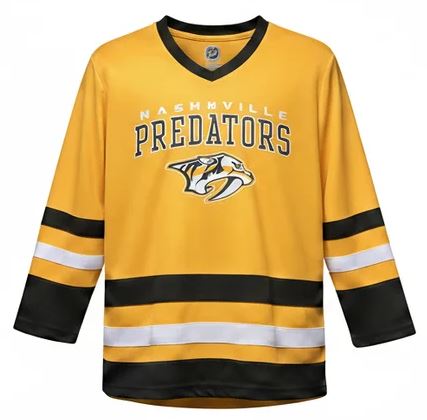 Kinder NHL Nashville Predators Wordmark Fan Jersey Shirt Basic