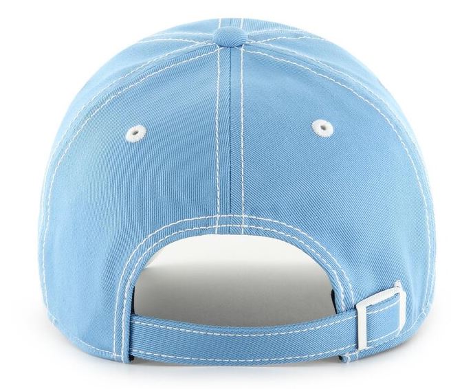 MLB Los Angeles Dodgers Contrast Stitch &#39;47 Clean Up  Logo White - Columbia (Light Blue)
