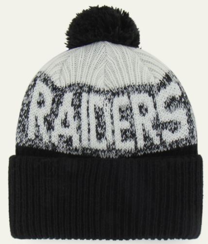 NFL Las Vegas Raiders Bone Chill '47 Cuff Knit
