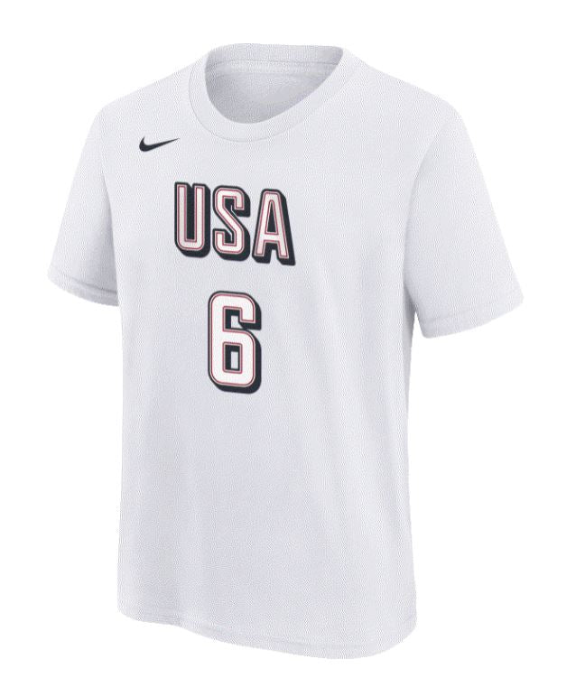 NBA US Olympic Team 2024 - Lebron James 6 - Nike T-Shirt