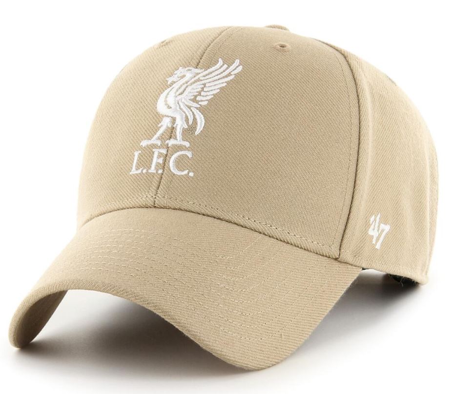Liverpool FC Logo White &#39;47 MVP Khaki