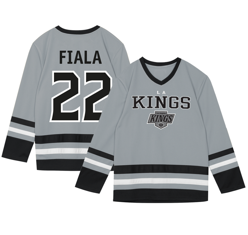 Kinder NHL Fiala 22 - Los Angeles Kings Wordmark Fan Jersey Shirt Basic