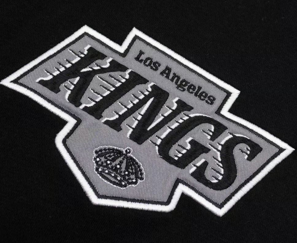 NHL Los Angeles Kings Hoodie Patch Drop '47  - Black