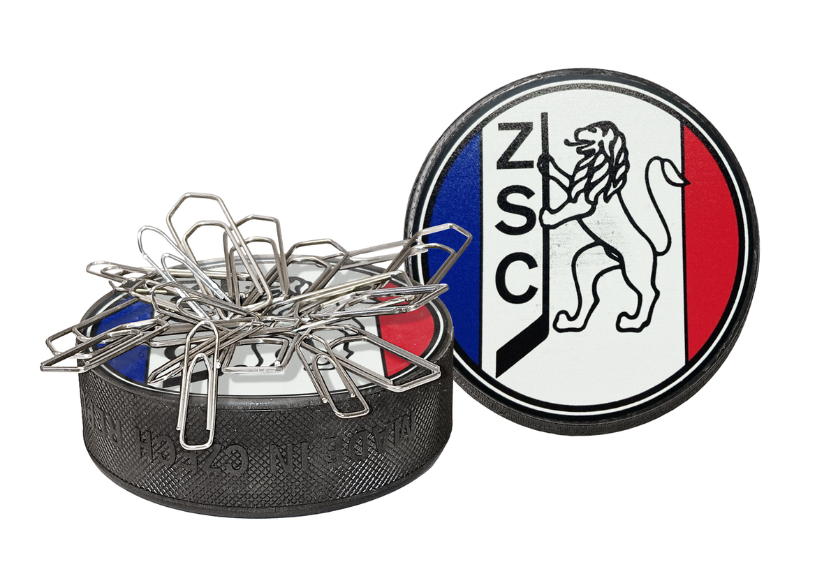 NLA ZSC Lions Retro Puck Office - Magnet
